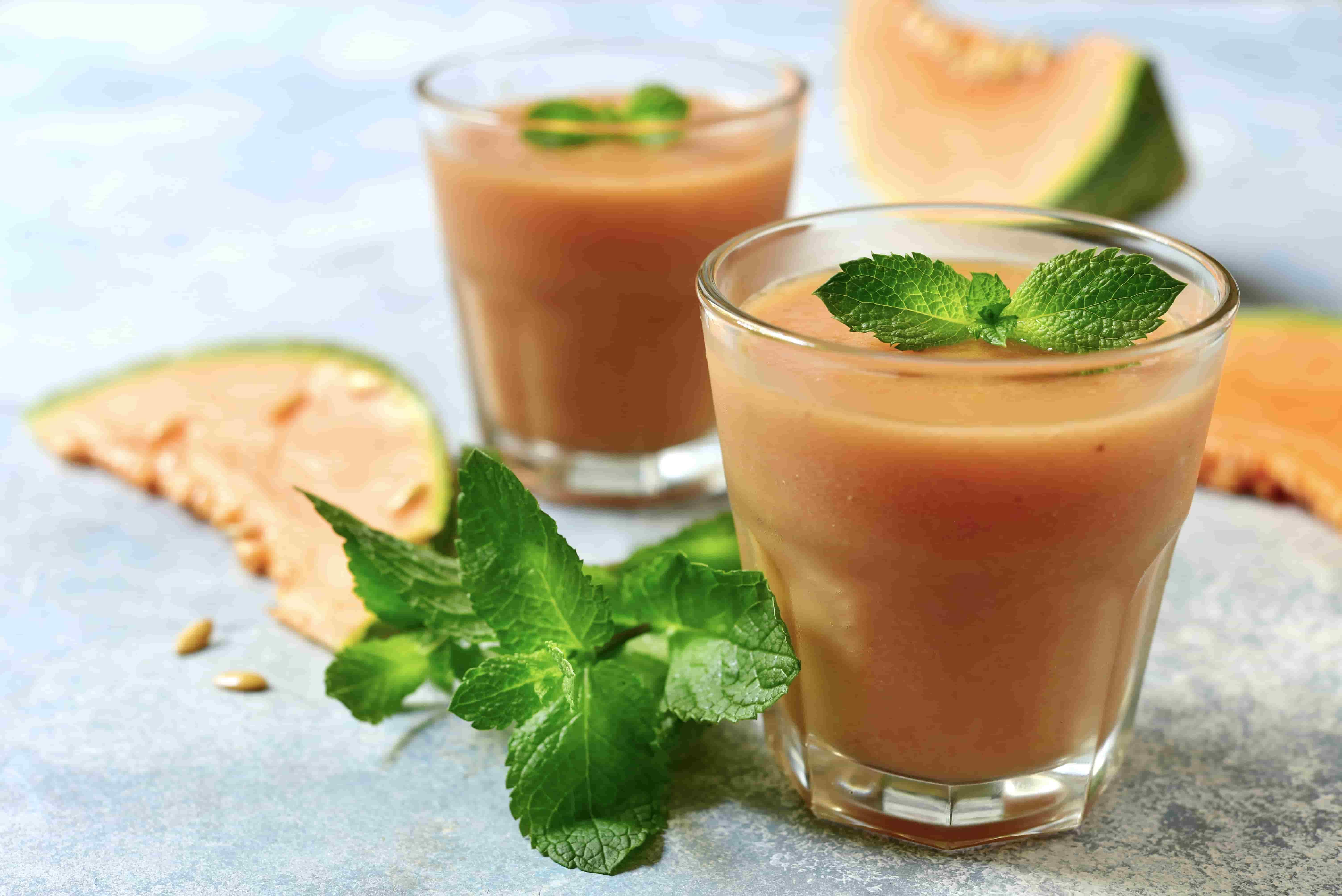 Melonenmousse mit natürlichem Zitrusaroma