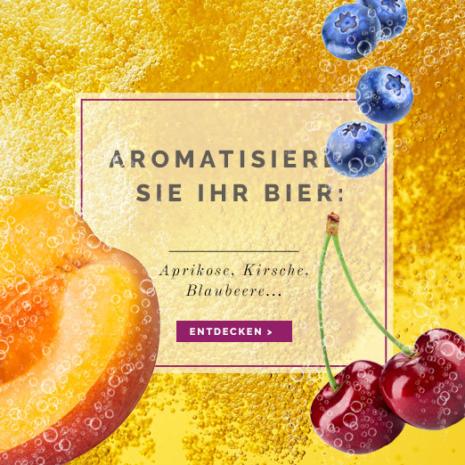 Aromatisieren Sie Ihr Bier: Aprikose, Kirsche, Blaubeere... Néroliane